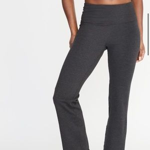 Grey flare yoga pants